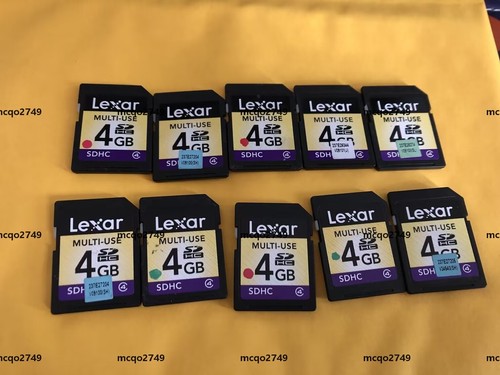 10pcs lexar 4gb card scheda - sd,