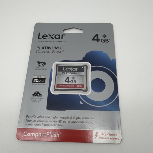 New lexar 4gb platinum ii - lexar,